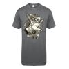 Longline t-shirt with dipped hem Thumbnail